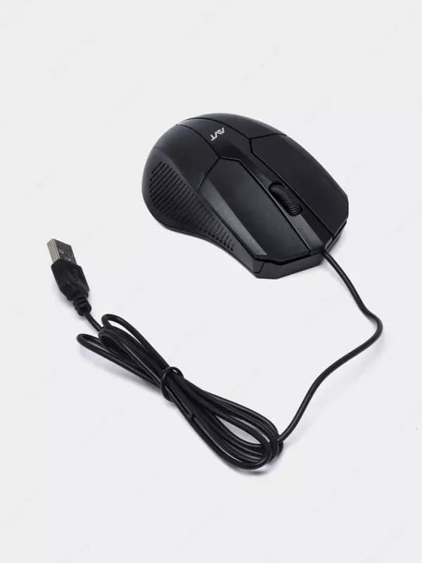 Компьютерная мышь (проводная) ”Avtech” AVT-M101, USB, 1000dpi (Арт. - 0845) Black — 2