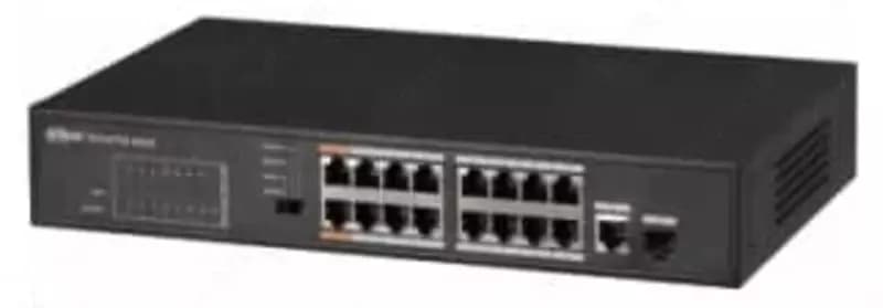 16-ти портовый коммутатор DAHUA DH-PFS3117-16ET-135 (16-PoE коммутатор-SWITCH) — 2