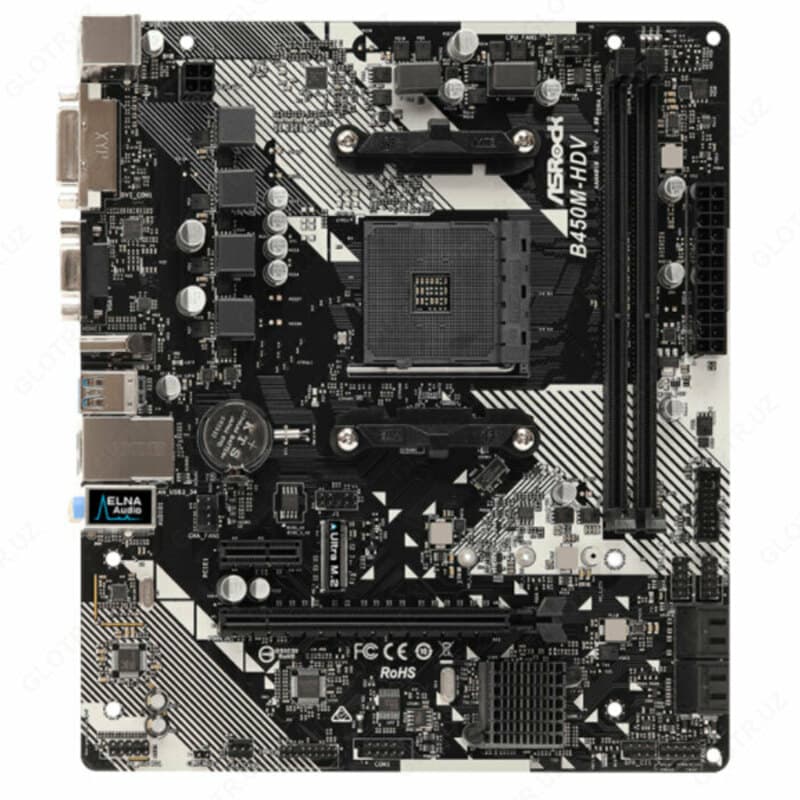 Материнская плата Asrock AMD B450M-HDV DDR4 — 1