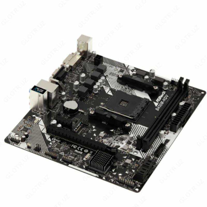 Материнская плата Asrock AMD B450M-HDV DDR4 — 2