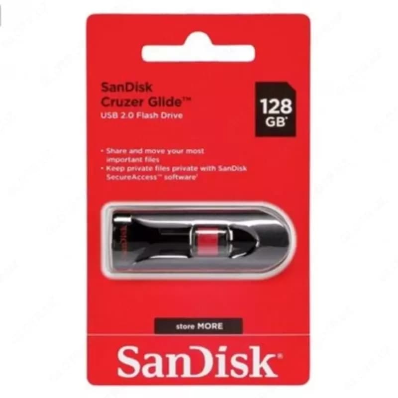 Флешка SanDisk Cruzer Glide 128 GB USB 3.0 — 3