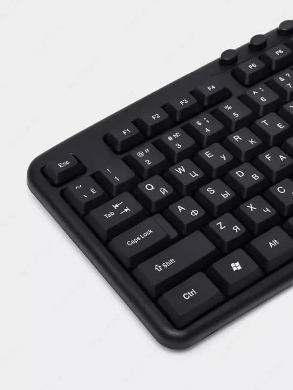 Компьютерная клавиатура (проводная) ”Avtech” KBM-301, USB (Арт. - 0717) Black — 4