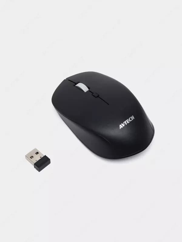 Компьютерная мышь (беспроводная) ”Avtech” AVTMW207, USB, 1600dpi (Арт. - 08024) Black — 3