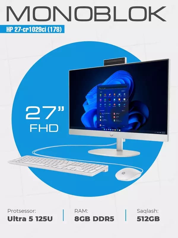 Моноблок HP 27-cr1029ci . — 1