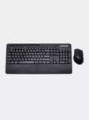 Компьютерная клавиатура и мышь (беспроводная) ”Avtech” AVT CW603, USB (Арт. - 22005) Black