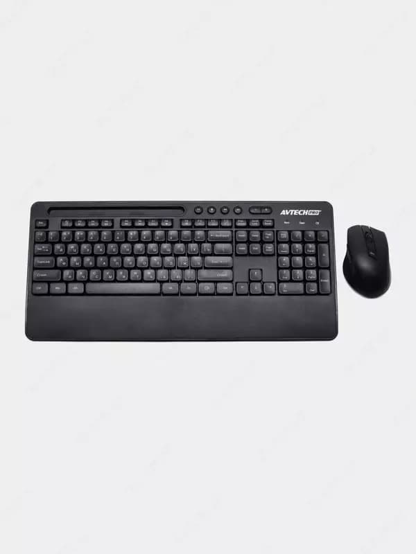 Компьютерная клавиатура и мышь (беспроводная) ”Avtech” AVT CW603, USB (Арт. - 22005) Black — 1