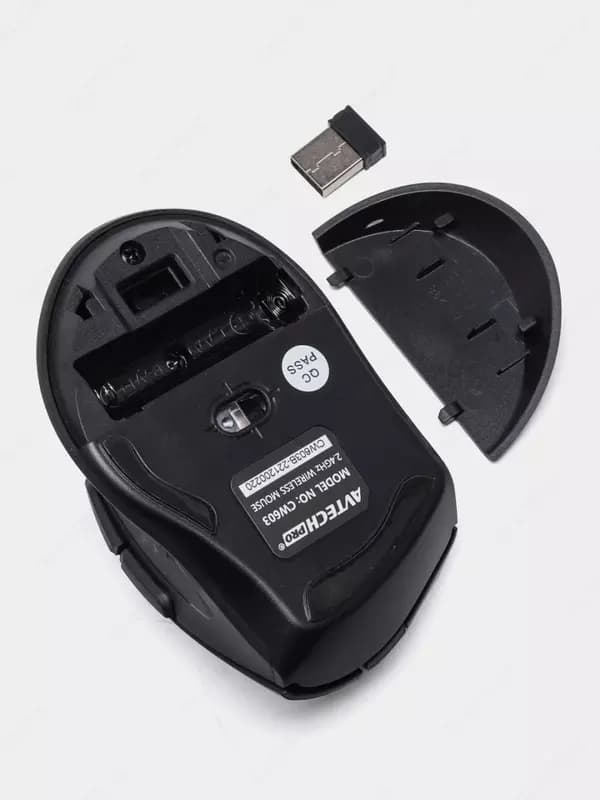 Компьютерная клавиатура и мышь (беспроводная) ”Avtech” AVT CW603, USB (Арт. - 22005) Black — 4