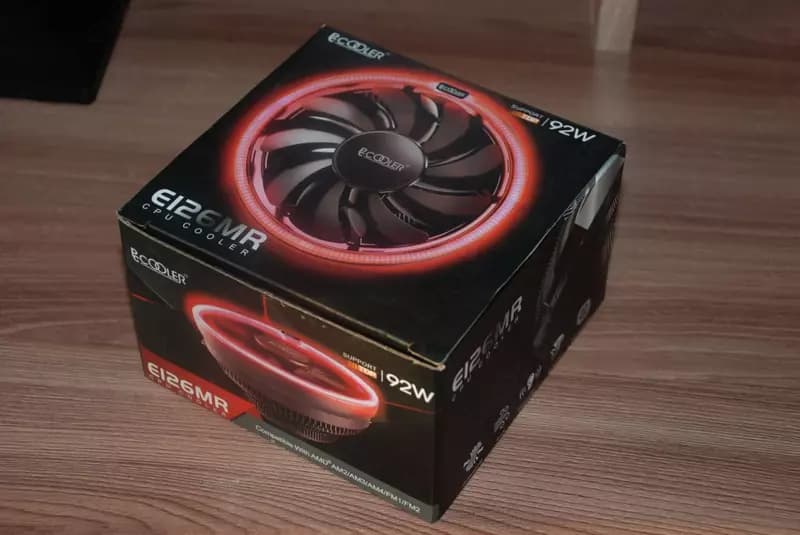 Кулер для процессора (воздушный) ”PCCooler” E126M Red (Арт. - 0977) — 4