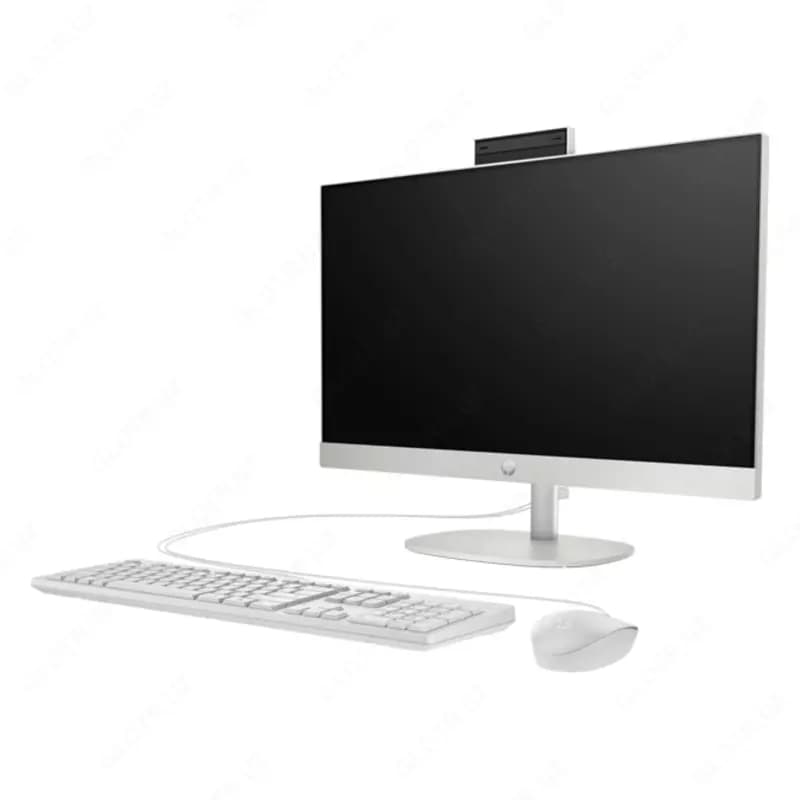 Моноблок HP 27-cr1058ci (768) (Intel Core Ultra 7-155U/ DDR5 8GB/ SSD 512GB/ 27 FHD IPS/Intel Iris Xe Graphics/ key + mouse/ NoOS/ RU) White... — 3