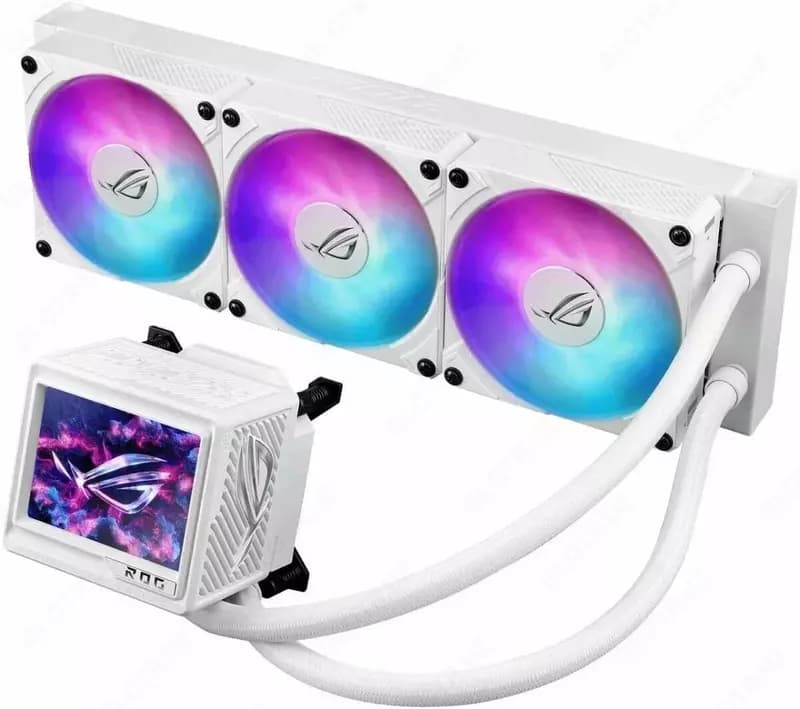 Система жидкостного охлаждения процессора ”Asus” ROG RYUJIN III 360, ARGB, WHT (Арт. - 09226) — 1