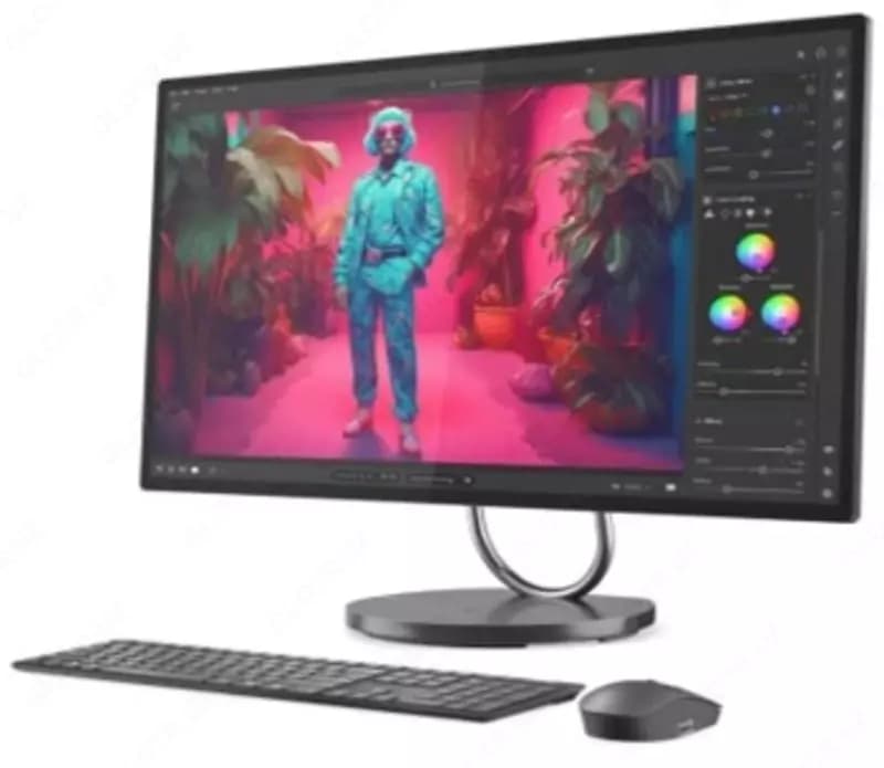 Моноблок Lenovo Yoga AIO 32ILL10, 32" UHD 4K IPS Storm Grey — 1