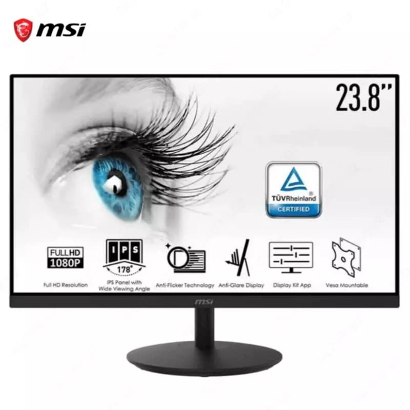 Монитор MSI - 27” PRO MP271 Monitor, IPS, 5mc, 75hz, FHD(1920x1080), VGA+HDMI, Black — 1