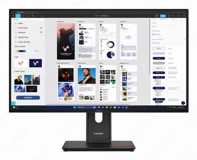 Монитор Lenovo ThinkVision T32UD-40 64B0GAT1EU — 1