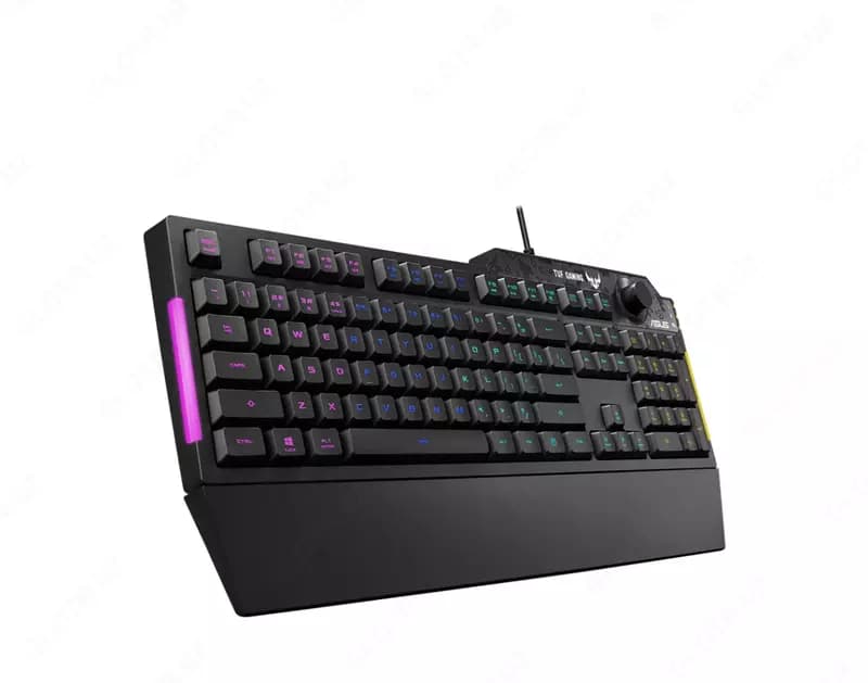 Игровая клавиатура (проводная) ”ASUS” RA04 TUF Gaming K1, мембранная, RGB (Арт. - 07173) Black — 2