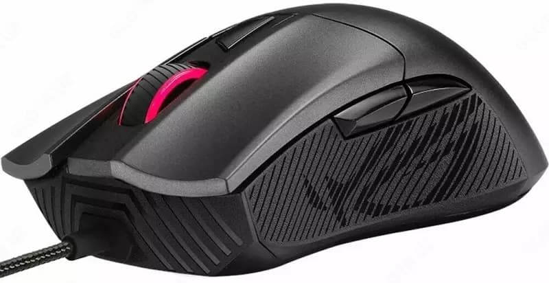 Игровая мышь (проводная) ”ASUS” ROG STRIX Gladius II Core 90MP01D0-B0UA00, USB, 6200dpi, RGB (Арт. - 080182) Black — 2