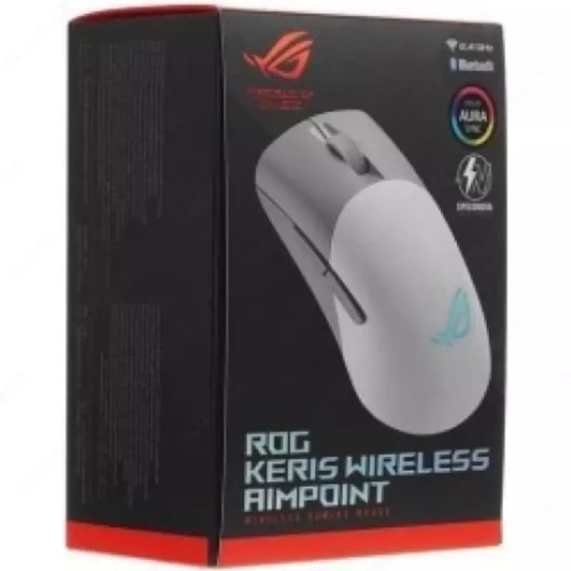 Игровая мышь (беспроводная) ”ASUS” ROG Strix Keris Wireless AimPoint, USB, 36000dpi (Арт. - 08420) White — 5