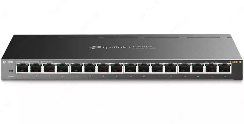 TL-SG116P 16-Port Gigabit Desktop Switch with 16-Port PoE+ — 1