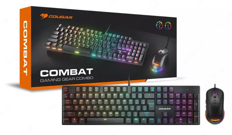 Игровой набор Cougar Combat Клавиатура и мышь — 1