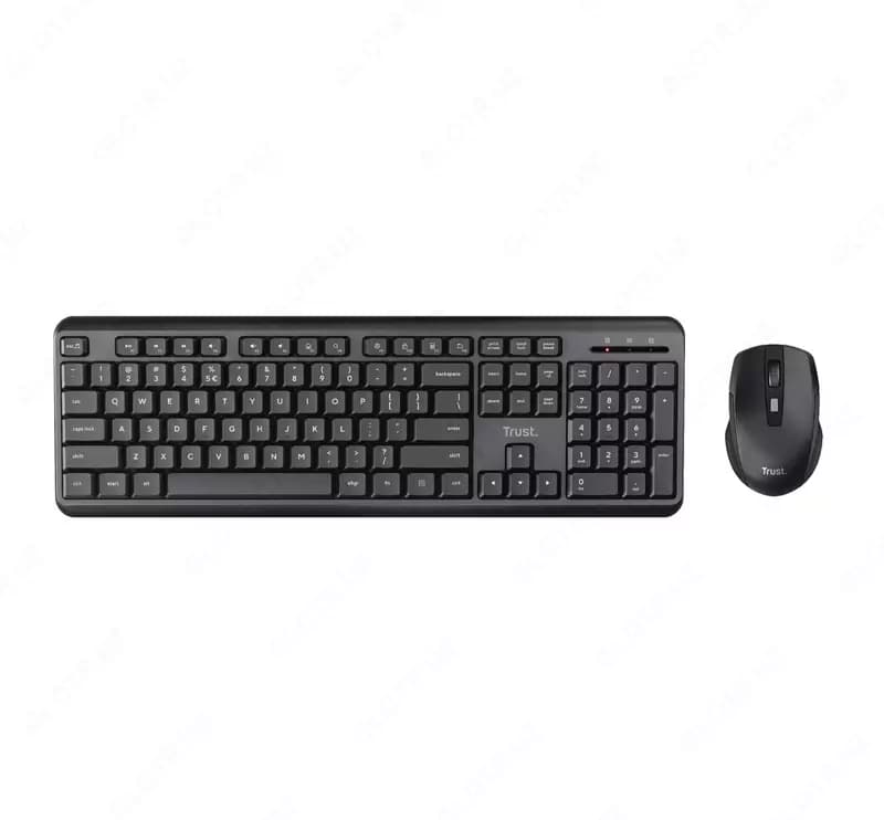 Клавиатура TRUST COMBO ODY WL RU BLACK — 1