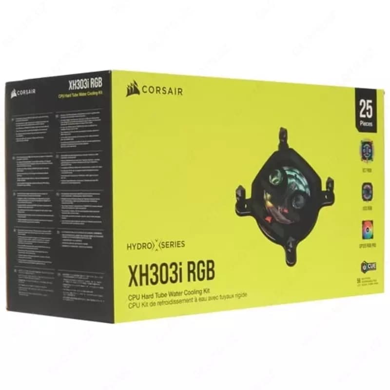 Система жидкостного охлаждения процессора (Custom Cooling) ”Corsair” Hydro X Series XH303i, RGB PRO, Black (Арт. - 09175) — 3