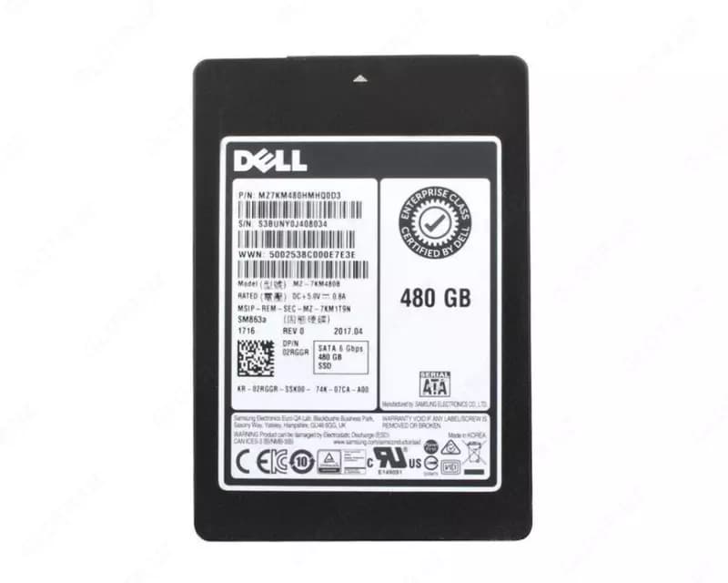 Жесткий диск для сервера SSD SATA 6G 480GB Read-Int. 2.5' — 6