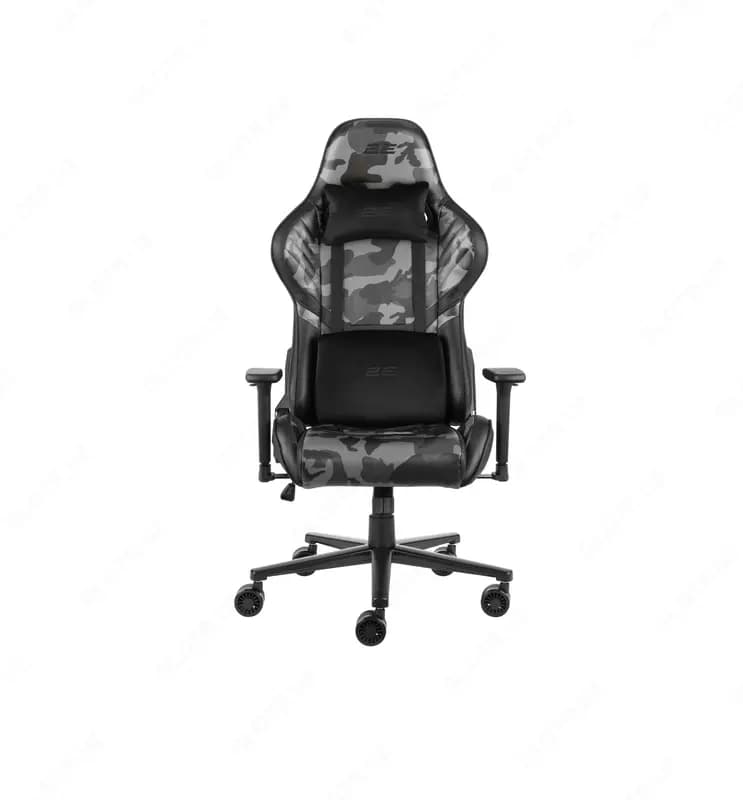Игровое кресло 2E GAMING HIBAGON ll Black/Camo — 1
