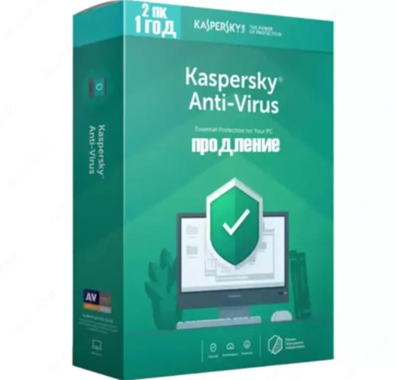 Kaspersky Anti-Virus. Лицензия на 1 год на 2 ПК — 3