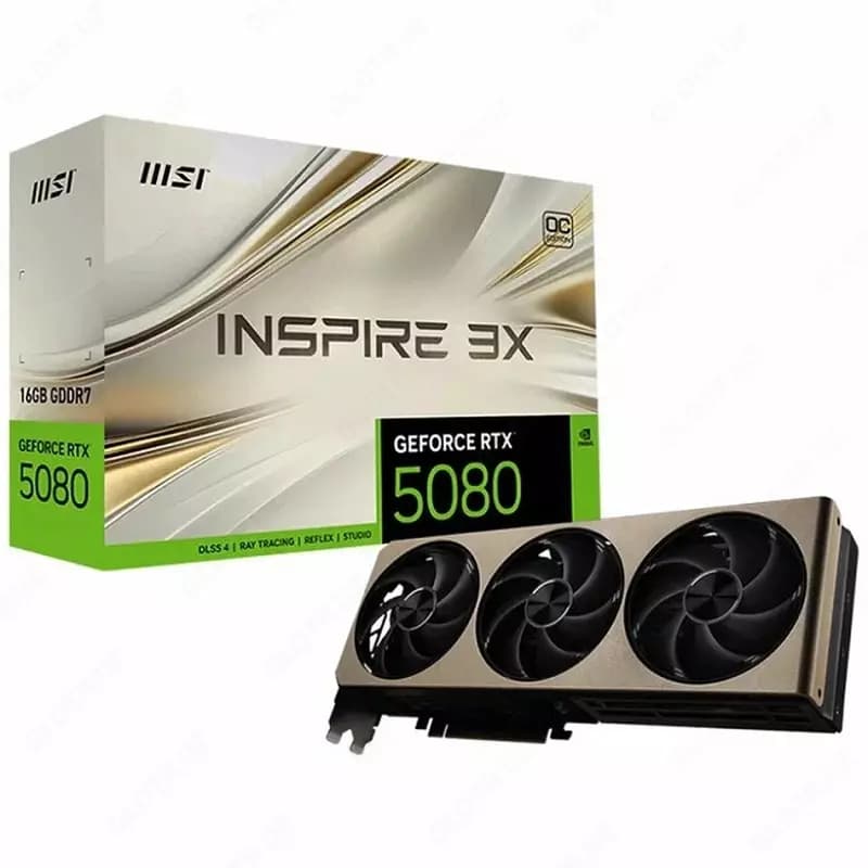 Видеокарта MSI GeForce RTX 5080 INSPIRE 3X OC 16GB — 1