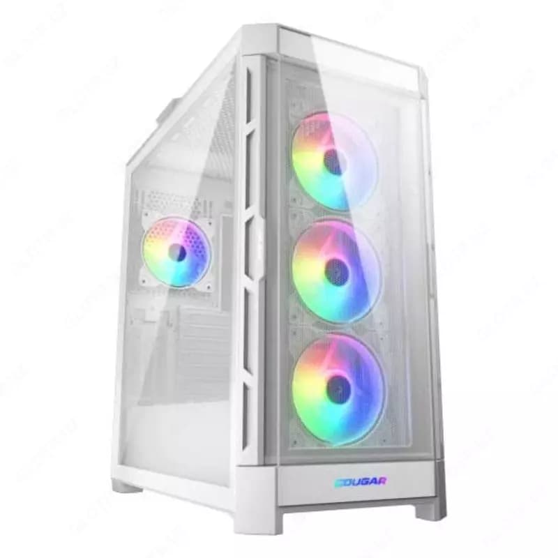 Компьютерный игровой кейс ”Cougar” Duoface Pro RGB (Арт. - 06267) White — 2