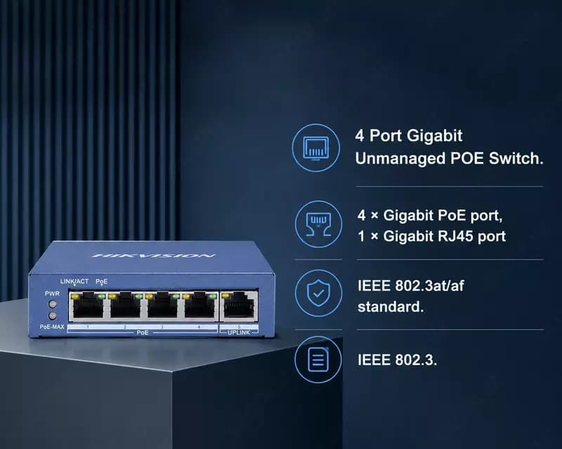 Коммутатор DS-3E0505P-E/M — 1