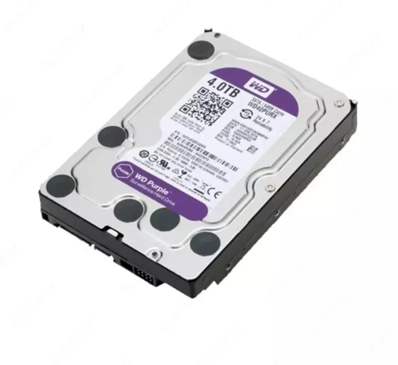 WD40PURX-78 WD Purple (Фиолетовый) 4TB HDD — профессиональный диск для видеонаблюдения, Hikvision (Оригинал) — 3