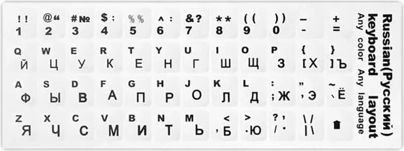 Наклейки для ноутбука белые матовые — 1