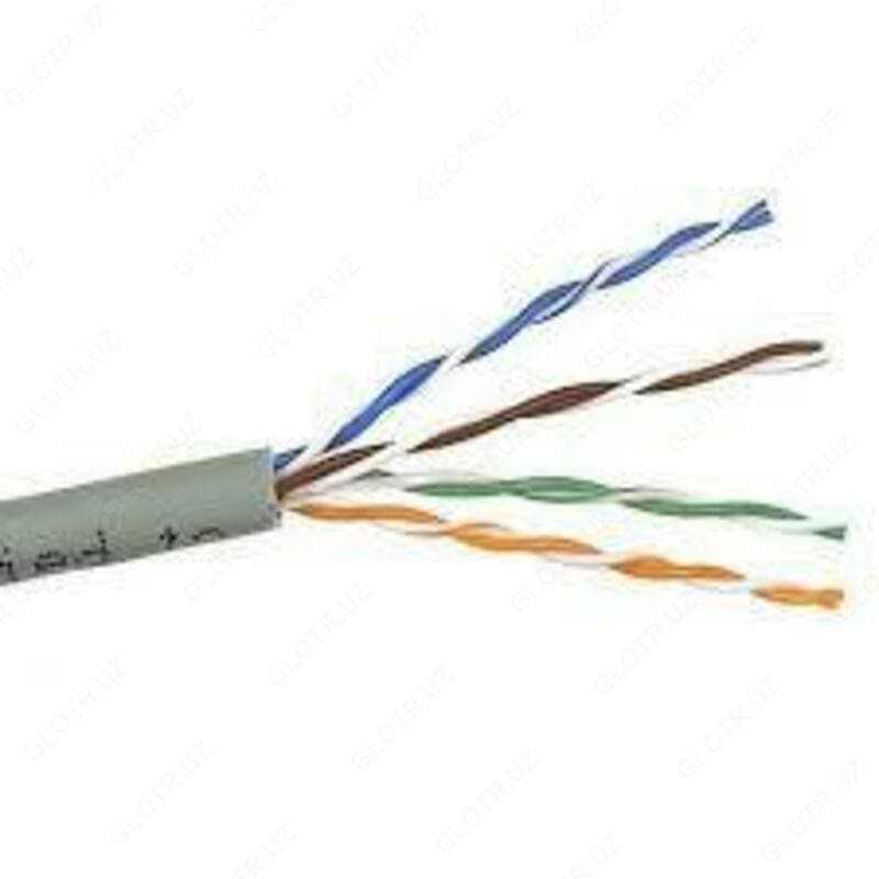 Кабель сетевой/Lan cable FTP, 5e cat. (одножил) — 2