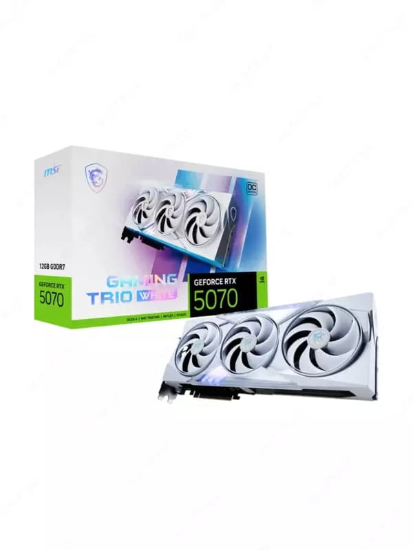 Видеокарта MSI GeForce RTX5080 GAMING TRIO OC 16GB (WHITE) — 1