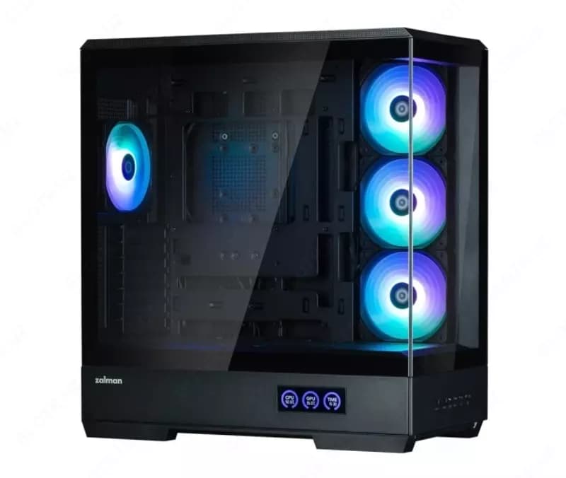 Корпус Zalman P50 DS без БП, 2xUSB3.0, 1xUSBType-C, 4x120мм ARGB, VGA 435мм, LCS ready, TG Side Panel, ATX, чёрный,P50DSBLACK — 2