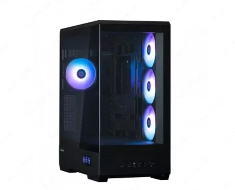 Корпус Zalman P50 DS без БП, 2xUSB3.0, 1xUSBType-C, 4x120мм ARGB, VGA 435мм, LCS ready, TG Side Panel, ATX, чёрный,P50DSBLACK — 3
