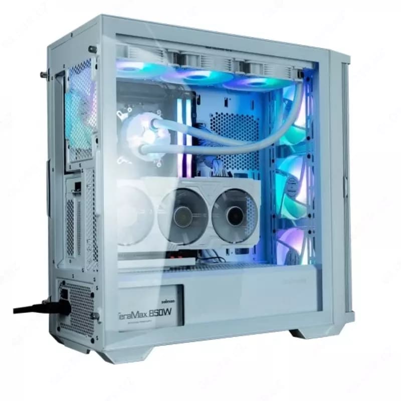 Zalman Computer case Z10 Duo White, without PSU, EATX, White — 3
