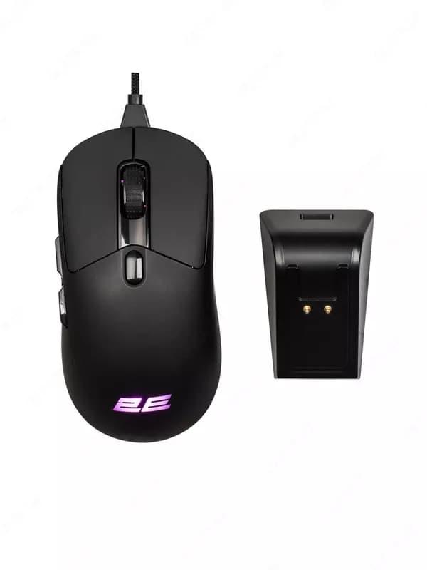 Мышь игровая 2E Gaming MG360 WL, RGB WL/BT/USB-A Black — 3