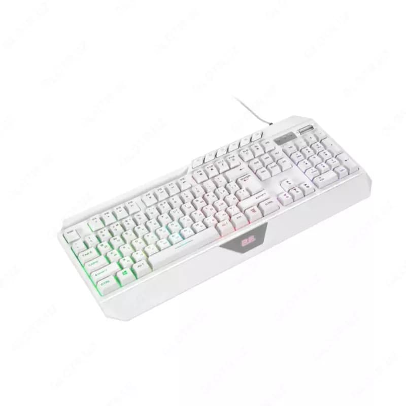 Клавиатура мембранная 2E GAMING KG315 110key, USB-A, EN/RU, RGB, белый, — 2