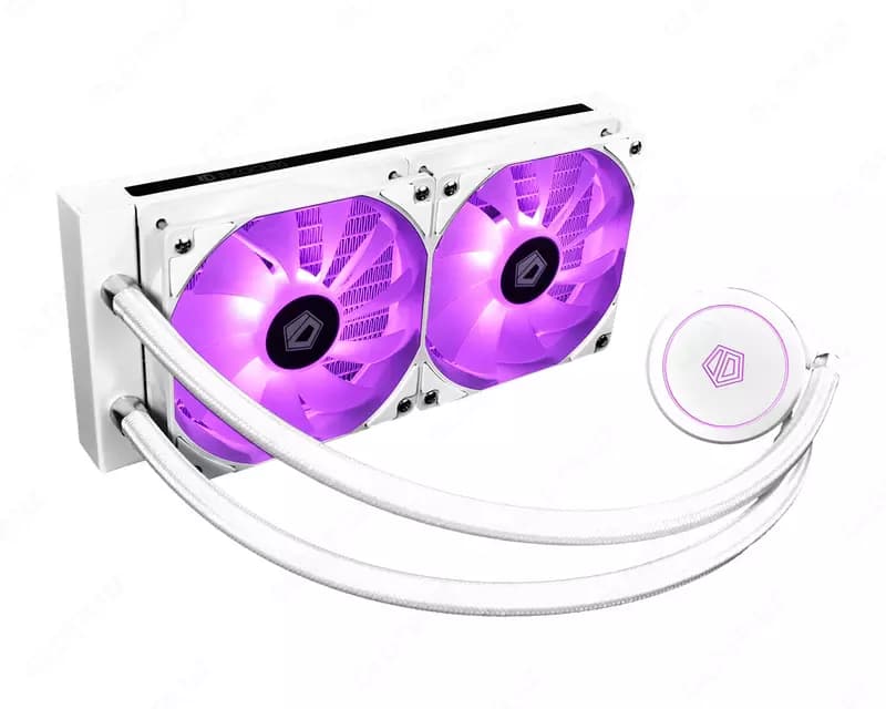 Система водяного охлаждения ID Cooling AURAFLOW X 240 SNOW — 3