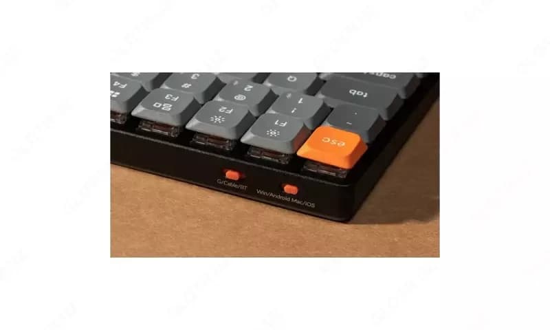 Клавиатура механическая Keychron K13 MAX 90Key, K pro Red, WL/BT/USB-A, QMK, EN/RU/UZ, RGB, черный K13M-B1-UZ — 3