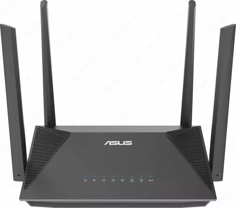 Wi-Fi роутер ”ASUS” RT-AX52, 4 антенны (Арт. - 17559) Черный — 1