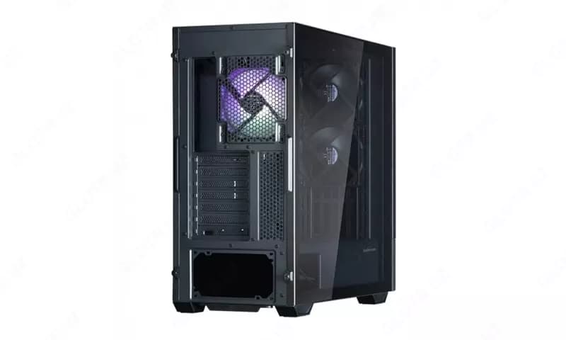 Корпус Zalman Z10 DS, без БП, 2xUSB3.0, 1хUSB Type-C, 2х120мм, 1x120мм ARGB, TG Side Panel, ATX, Monitor, чёрный,Z10DSBLACK — 1