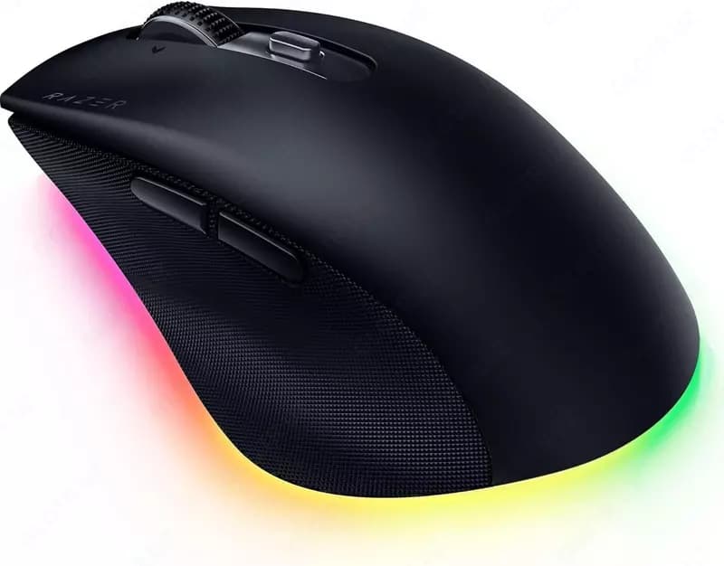 Мышь Razer Pro Click V2, RGB, USB-A/WL/BT, чёрный — 2