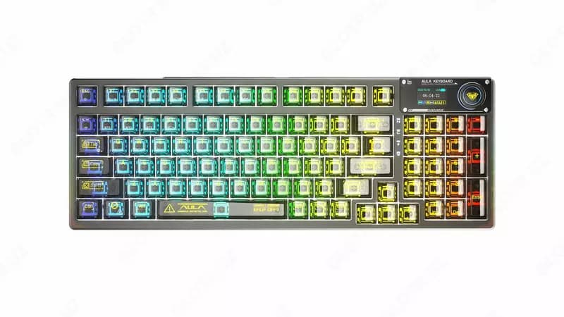 Игровая клавиатура механическая беспроводная AULA F98Pro — 1