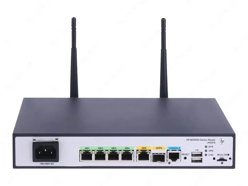 (JH297A) HPE MSR954-W 1GbE SFP (WW) Router — это многофункциональный маршрутизатор — 2