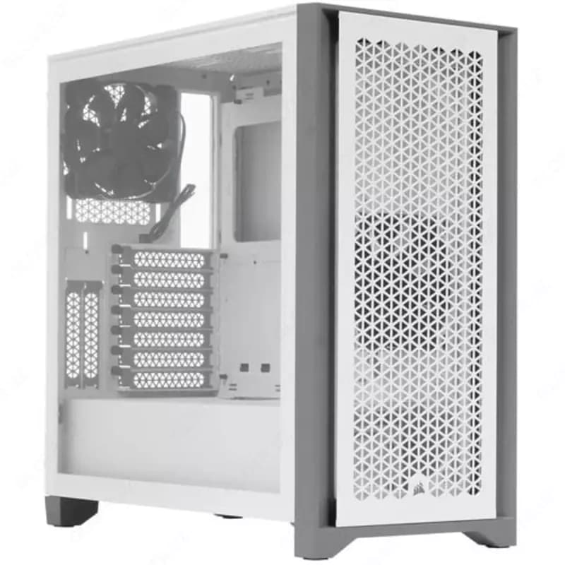 Компьютерный игровой кейс ”Corsair” 4000D RGB Airflow (Арт. - 06218) White — 1