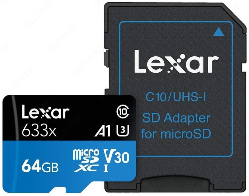 Флешка Lexar micro 32/64GB 95Mb/s 4K — 1