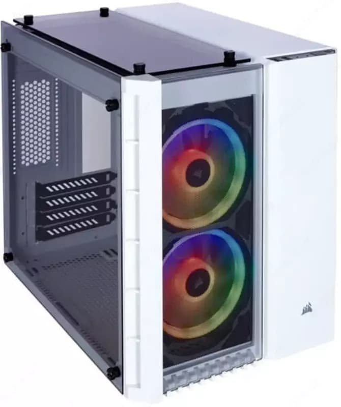 Компьютерный игровой кейс ”Corsair” Crystal Series 280X RGB (Арт. - 06221) White — 1