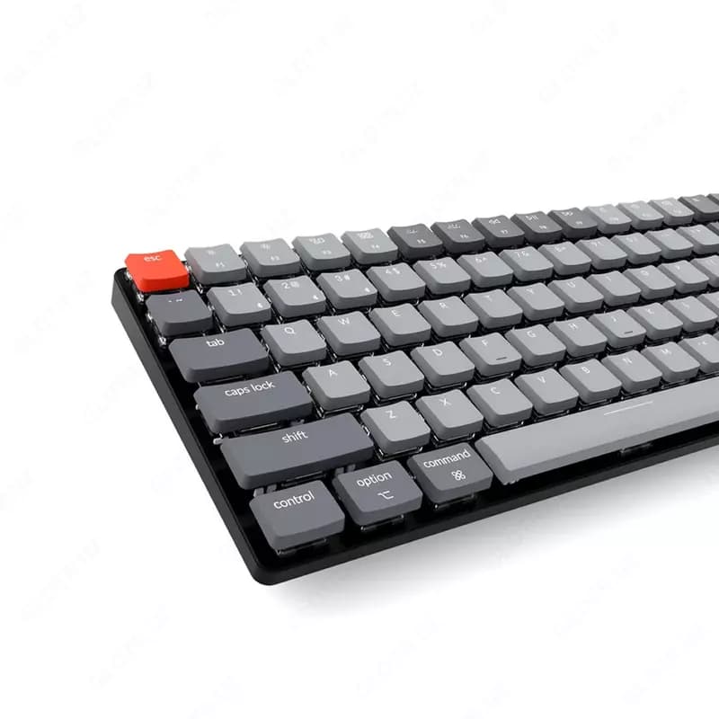 Keychron K8 87 Key Gateron Mechanical Keyboard White LED Brown Russian Layout — 2